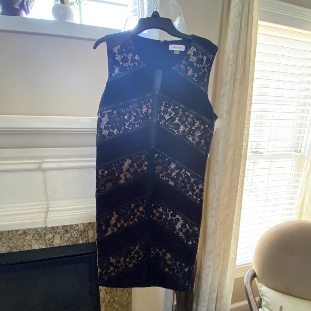 Black lace dress